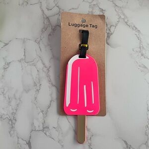Pink Popsicle Travel Luggage Tag